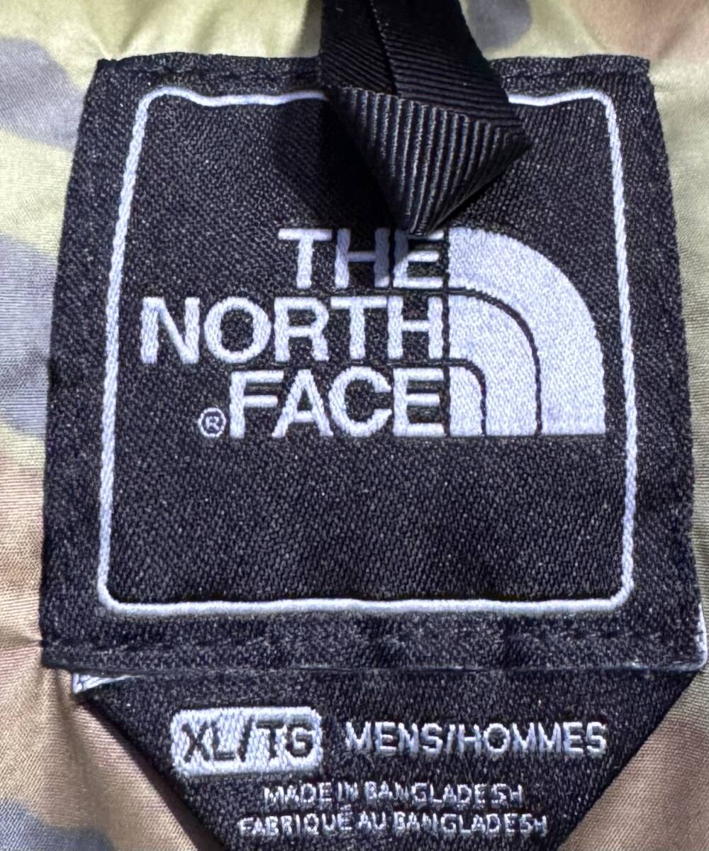 極希少【XL】THE NORTH FACE ザ ノースフェイス ヌプシ ダウンジャケット XL カモフラ F06 メンズ 迷彩【軽量 保温性抜群】国内正規 01586_画像9