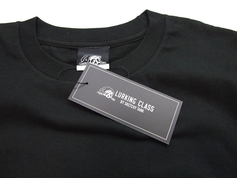 新品 LURKING CLASS 黒L ロングTシャツ ラーキングクラス BONE メンズロンt メンズt カットソー 新着 23FT01_画像8