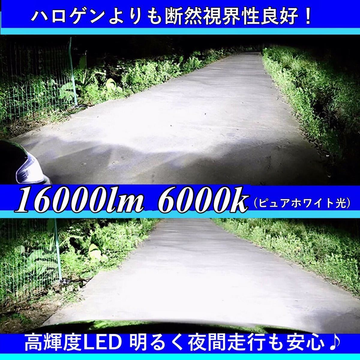 H4 LED ヘッドライト バイク ホンダ CB750 400X CB1100 XR250 VTR250 CB1300ST フェイズ CB900F ホーネット ハロゲン 車検対応 冷却ファンの画像5