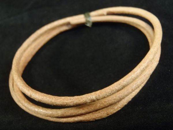 1* fixed form 84 jpy ~[ leather string NBR-B( natural Brown )~ diameter 3.0mm× length 100cm] original leather leather cord *