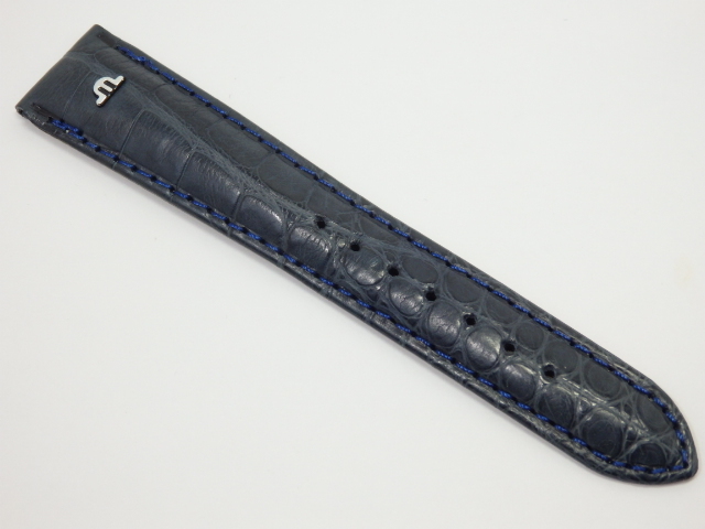 モーリスラクロア クロコ 皮ベルト 19mm デッドストック 未使用 純正品 Maurice Lacroix croco belt [K-112]の画像7