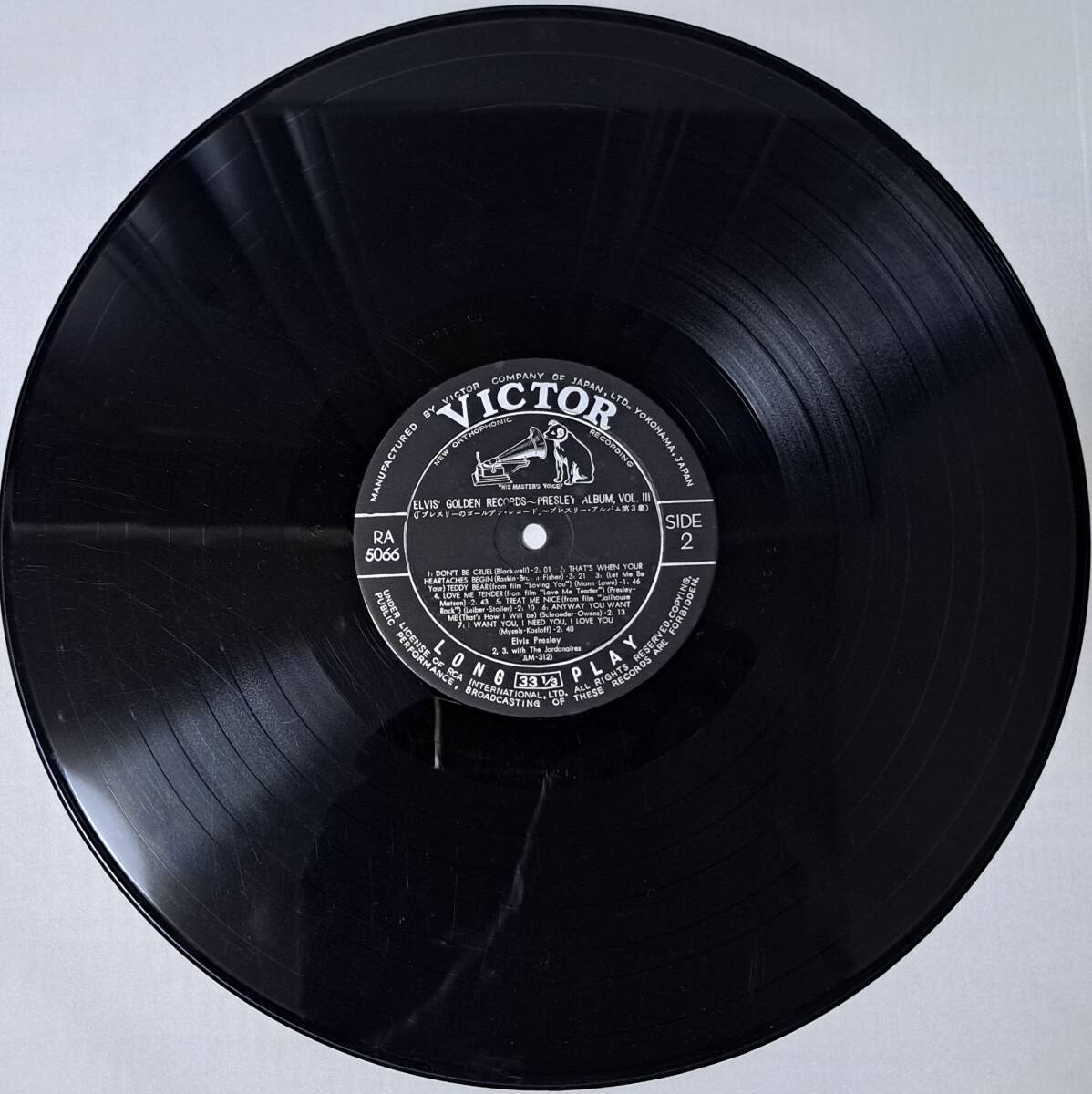 ELVIS PRESLEY : Elvis' Golden Records エルヴィス・プレスリー 帯なし 国内盤 中古 アナログ LPレコード盤 1962年 RA-5066 M2-KDO-1451_画像5