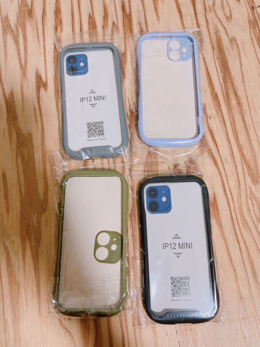 【値下げ】iPhoneケース iface風 アイフォン ラバー 透明 韓国 スマホケース　ブラック