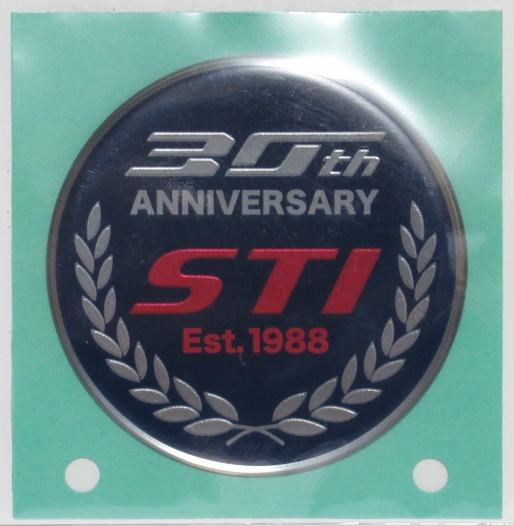 【残り僅か】STI オーナメント リア 30th 【ST91053VV280】 スバル STI30周年記念オーナメントの画像1