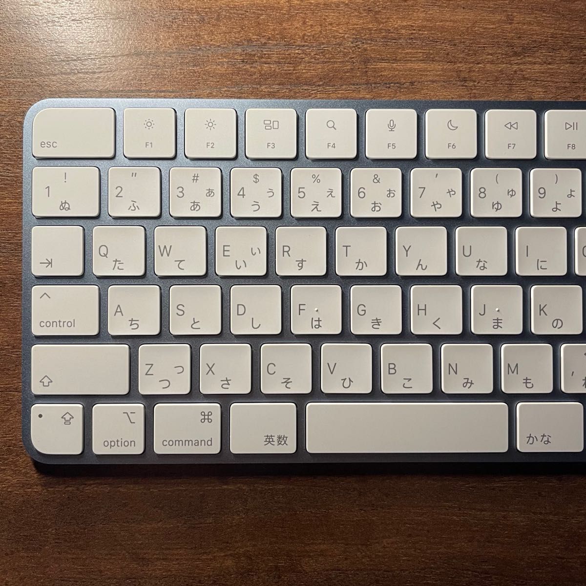 ★必読　iMac付属　限定色Blue Apple Magic Keyboard 日本語 JIS マジックキーボード　ブルー　非売品