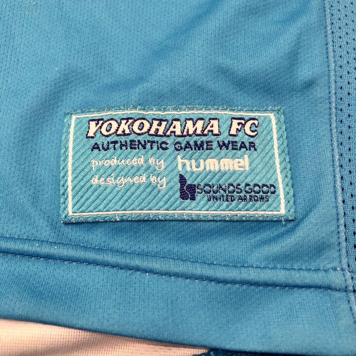 ★ レアhummel正規品 チーム10周年記念 08横浜FC ユニフォーム オーセンティック ヒュンメル ★_画像5