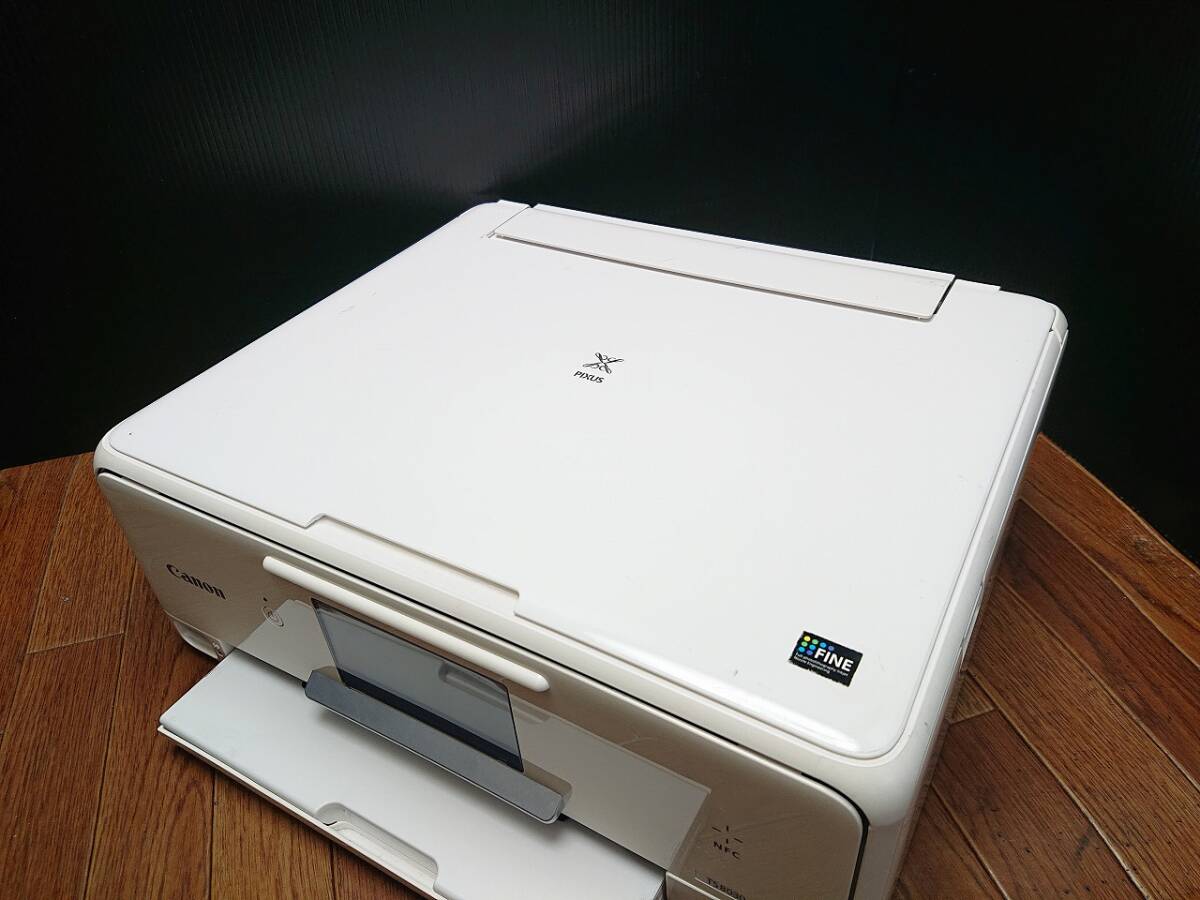 * printing normal * 1 jpy start PIXUS TS8030 Canon Canon ink-jet multifunction machine printer white / 2016 year made used ( tube :PRCTU)