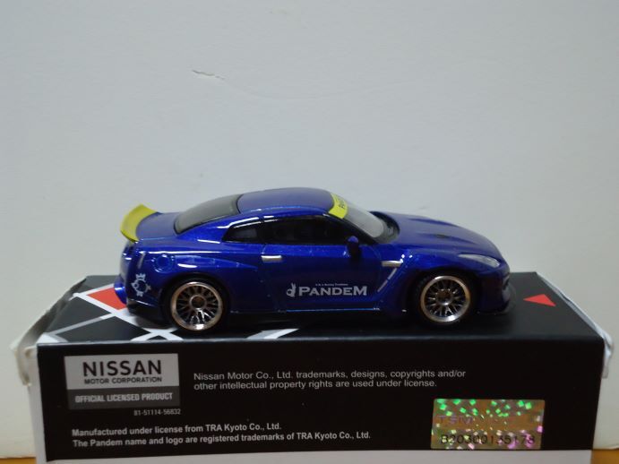 ★MINI GT 1/64　Pandem NISSAN GT-R　　バンテム 日産 GT-R　　ベロシティーブルー　93★_画像8