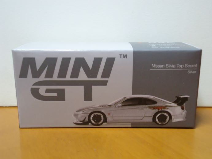 ★MINI GT 1/64 Nissan Silvia Secret 日産 シルビア トップ シークレット  シルバー★の画像1