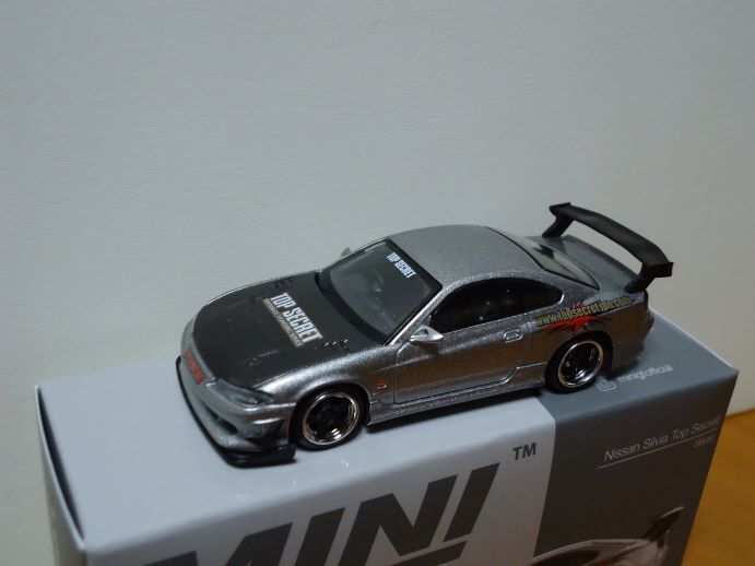 ★MINI GT 1/64 Nissan Silvia Secret 日産 シルビア トップ シークレット  シルバー★の画像4