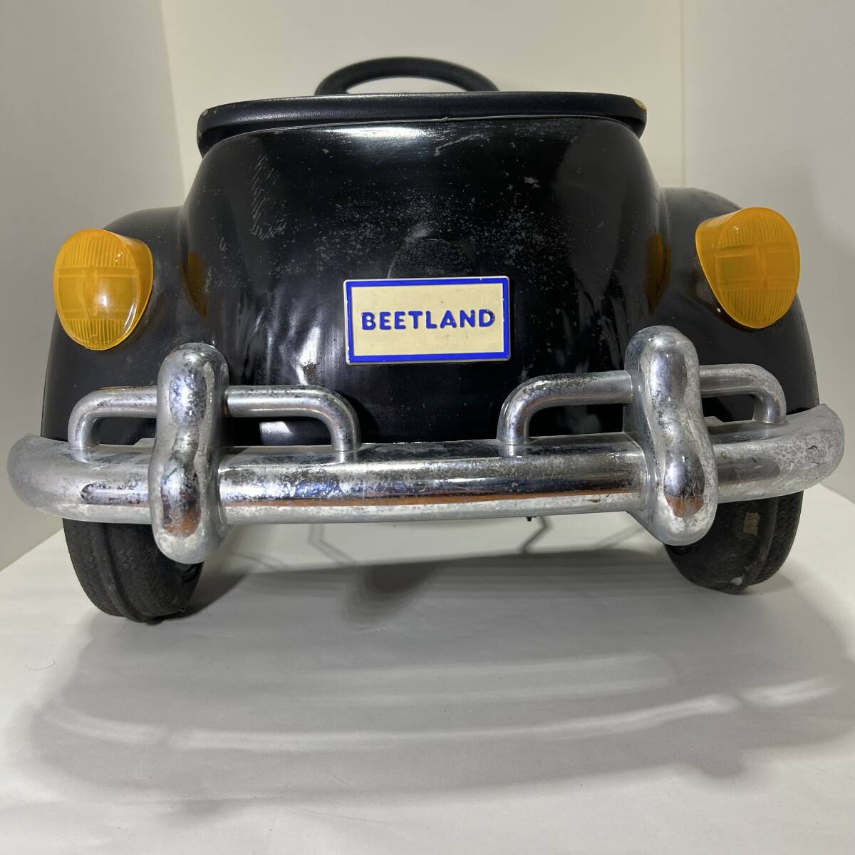 美楽舎 Volkswagen フォルクスワーゲン ビートル ペダルカー トシマ BEETLAND カブリオレ 1936 オールドスチール製 ビンテージ 希少品の画像2