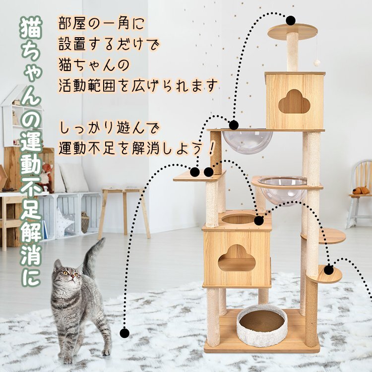 1 иен башня для кошки из дерева модный тонкий большой кошка простой ... гамак высота 180cm house коготь .. paul (pole) игрушка домашнее животное pt067
