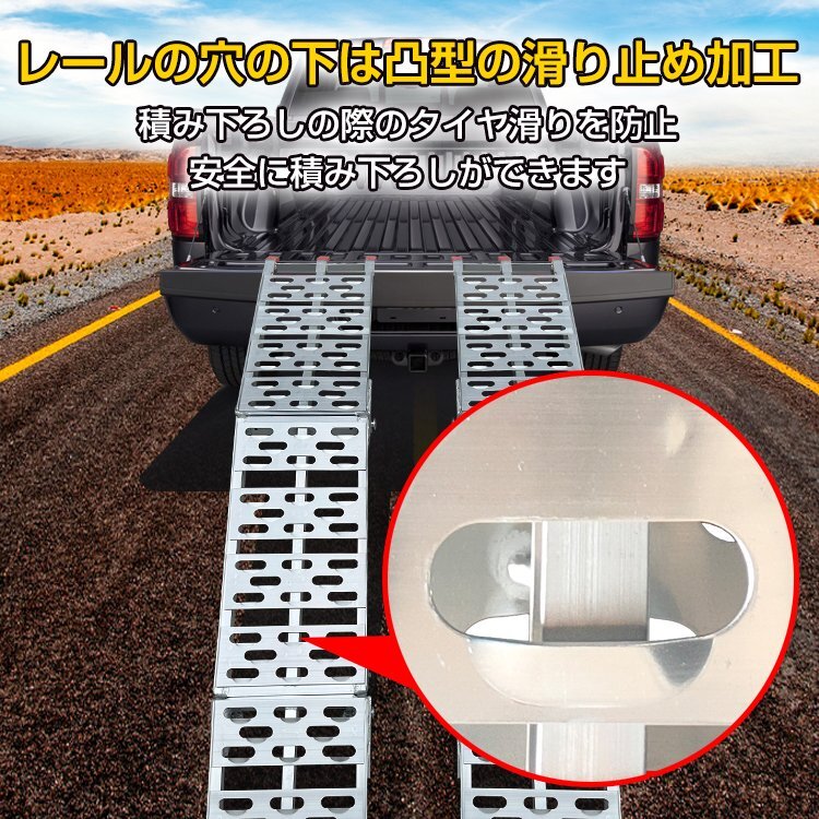 1 jpy ladder rail bike aluminium ladder slope folding aluminium bridge 3. folding loading tab type hook foot board buggy agricultural machinery and equipment sg057