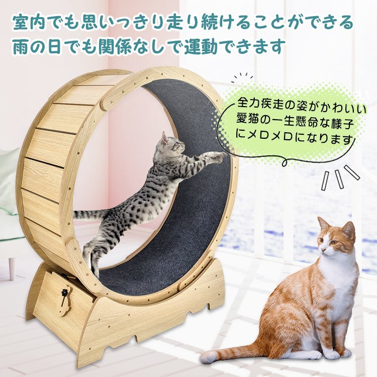 1円 猫 トレッドミル キャット ホイール 安い ローラー ルームランナー 回し車 観覧車 安全 エクササイズ ランニング ペット pt071の画像5