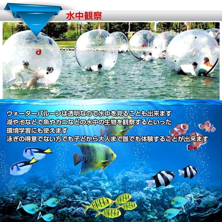 1  йен   Aqua  мяч  ...  вода  мяч   диаметр 2m  вода  верх   идти   подводный    прозрачность   ... ... ощущение  ... тигр ...  море    лето  мероприятие  ... pa101