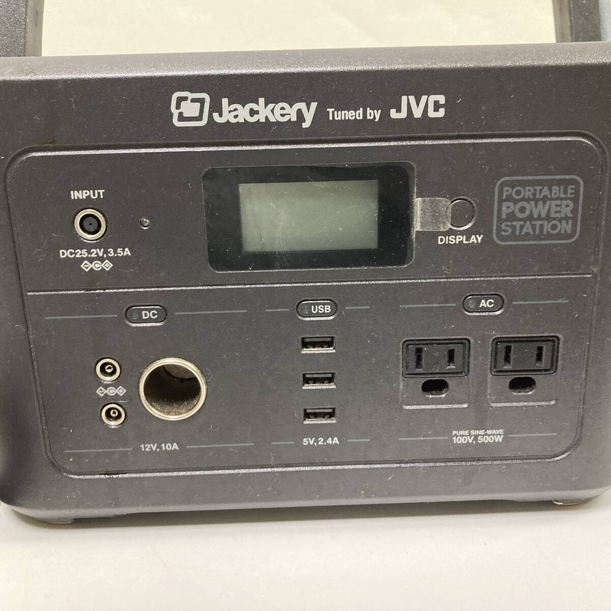 【Jackery JVC 】ジャックリー ケンウッド ポータブル電源 BN-RB6 中古 通電確認OK アウトドアにの画像2