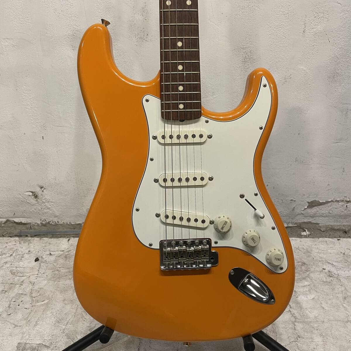 【美品・レアカラー】Fender Japan ストラトキャスター ST-362 エレキギター カプリオレンジ 93～94Sの画像5