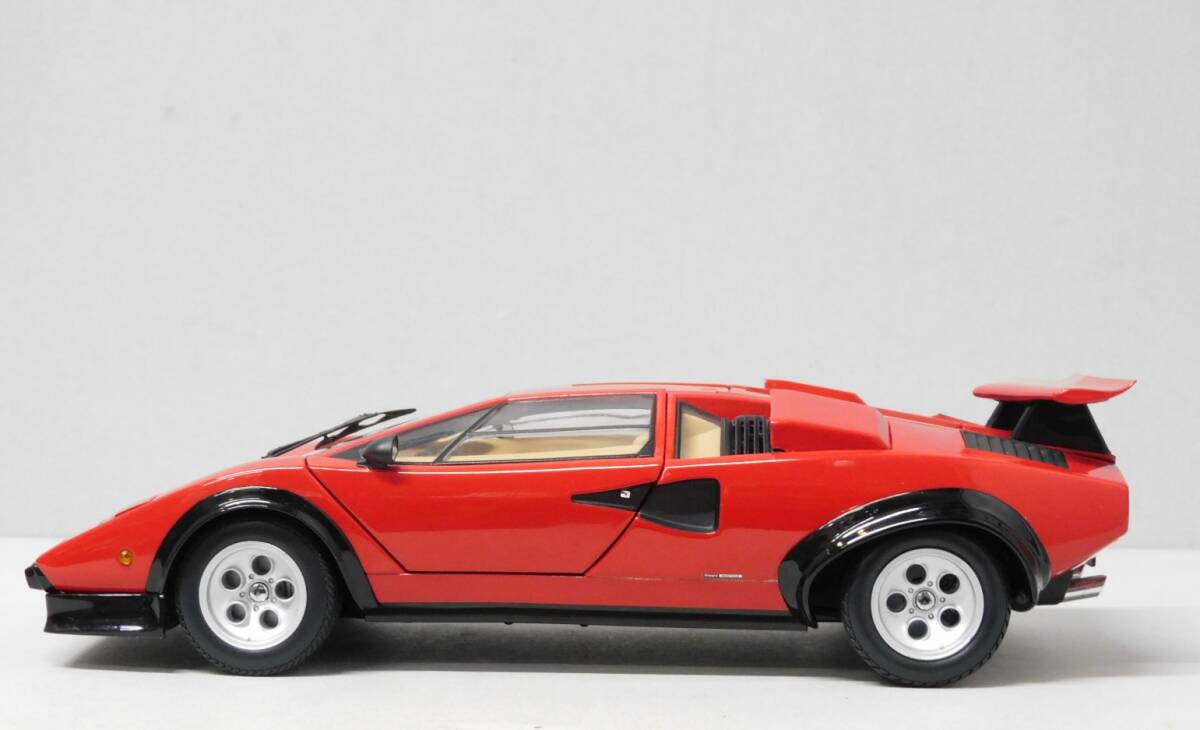 ★1円～ KYOSHO 京商 1/18 ランボルギーニ カウンタック LP500S（レッド）Lamborghini Countach ミニカー の画像6