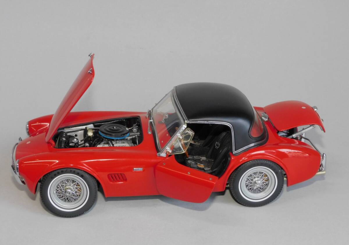 ★1円～ エグゾト 1/18 シェルビー コブラ 260/289 EXOTO COBRA Roadster Hard-Top 1963 ミニカーの画像4