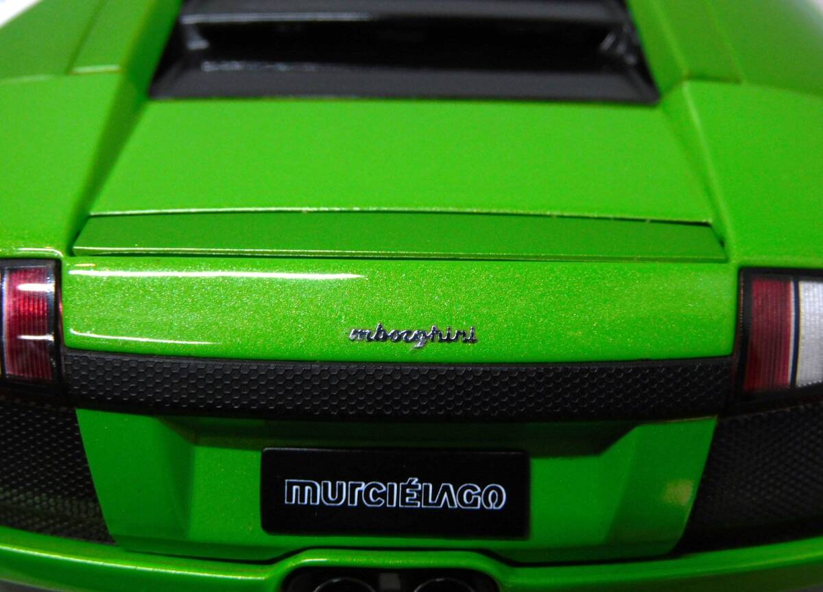 AUTOart オートアート 1/18 ランボルギーニ ムルシエラゴ（グリーン）Lamborghini Murcielago ミニカーの画像9