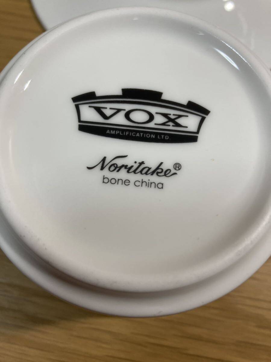 ノリタケ×VOX≪カップ&ソーサー 1客≫ヴォックス 楽器メーカー ノリタケ×VOX≪カップ&ソーサー 1客≫ヴォックス 楽器メーカー
