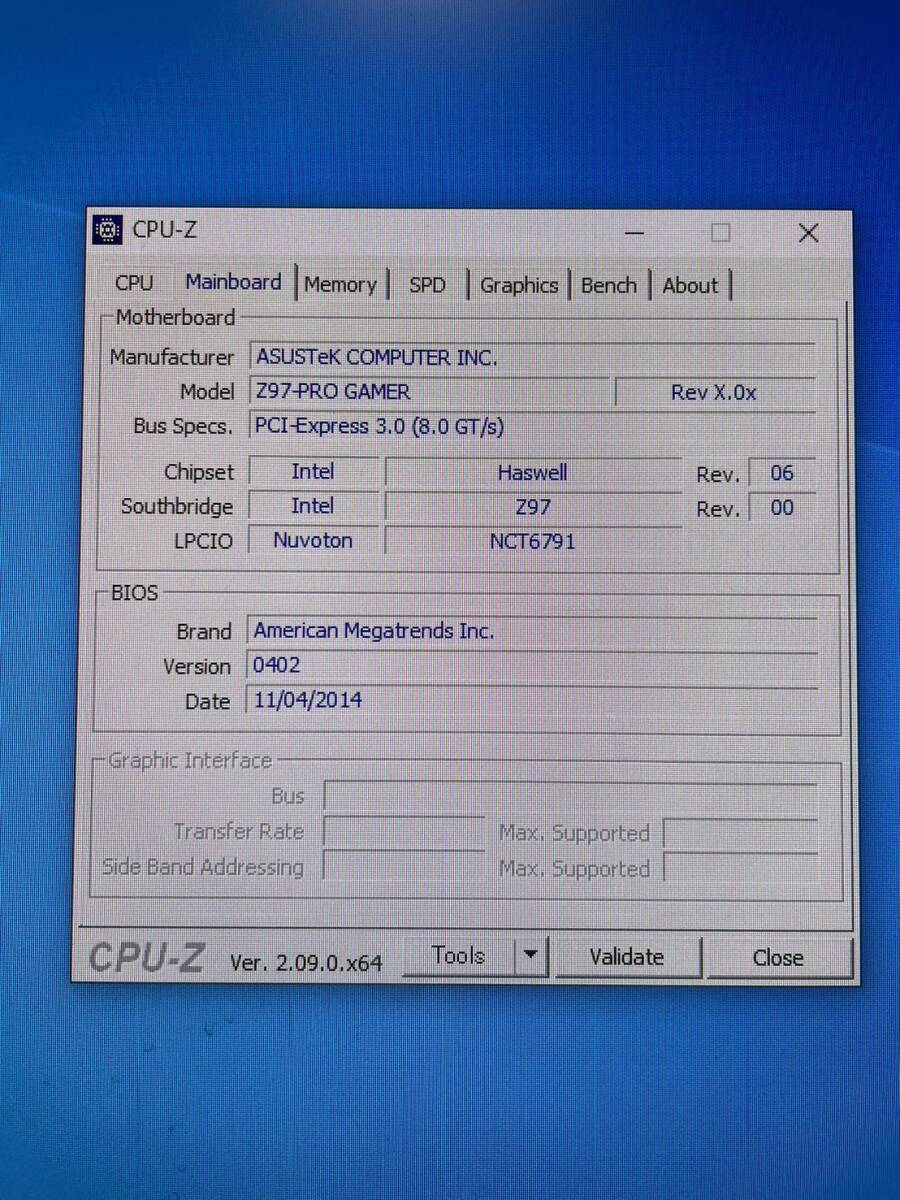 自作? パソコン PC Windows７PRO 42410y SSR-750RM 750W CORE i7_画像8