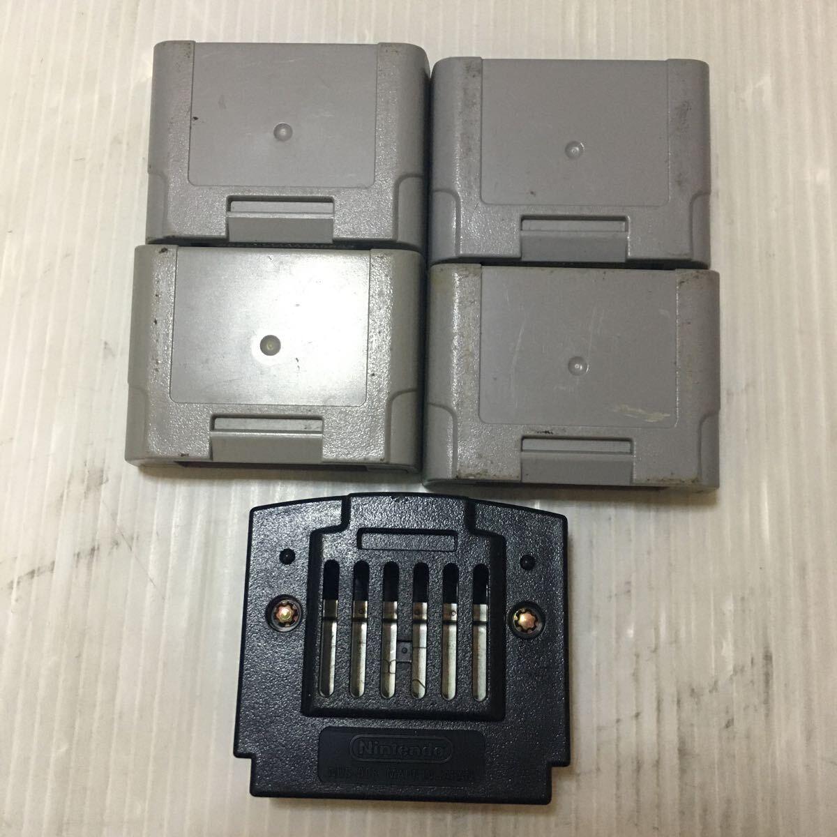 Nintendo 64 任天堂64 コントローラパック controller Pak NUS-004 ターミネータ パックジャンクの画像4