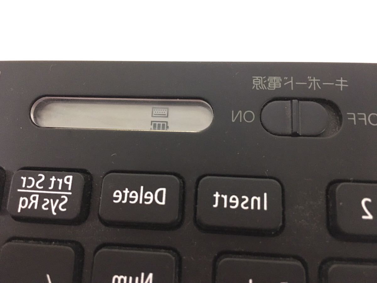  NEC ワイヤレスキーボード　ワイヤレスマウス　KG-1129 　MG-1132 通電確認済み　630402002 _画像3