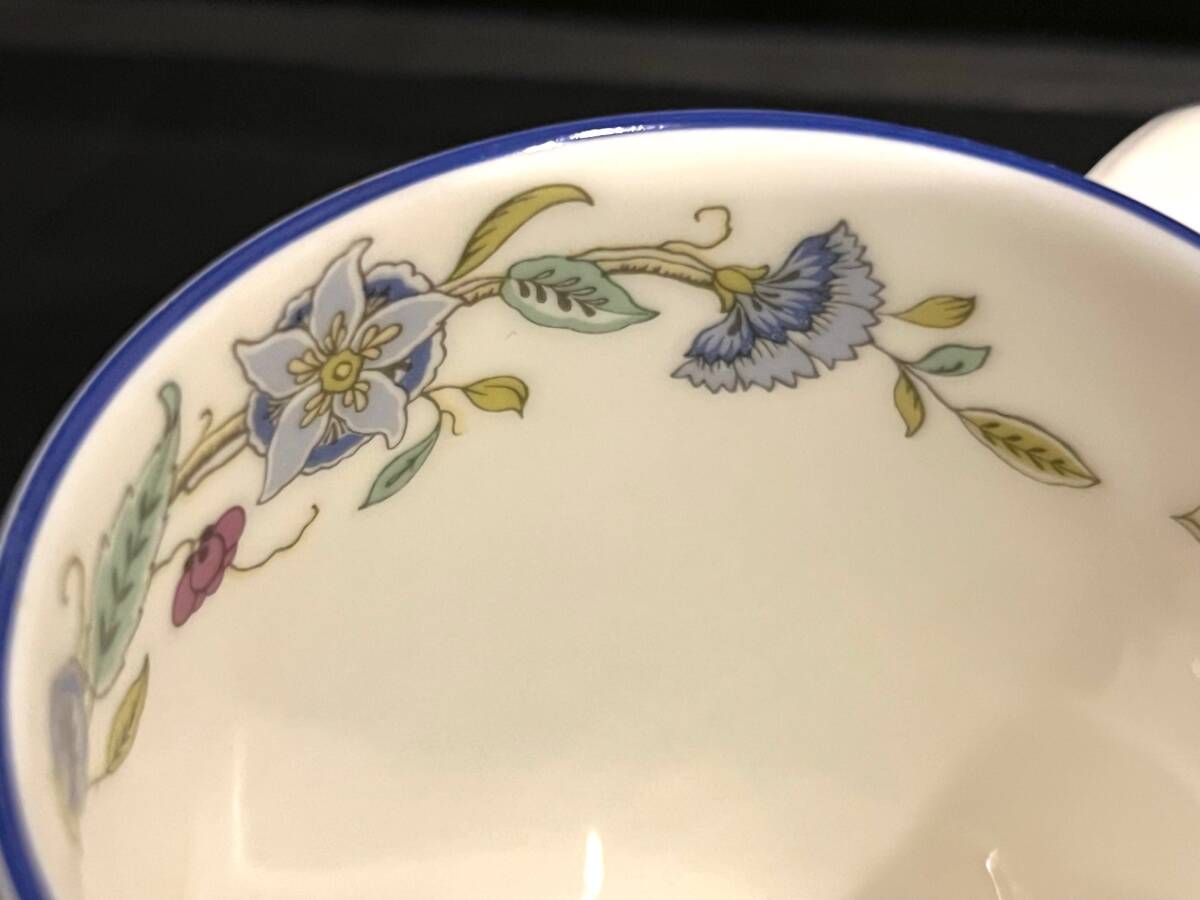 a248 MINTON ミントン HADDON HALL BLUE マグカップ ブルー 食器 コップ 洋食器 キッチンの画像8