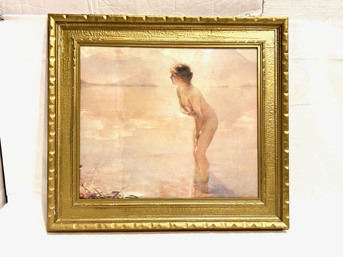 531128046　絵画　アート　美術品　風景画　美人画　裸婦　額装　インテリア　人物画　西洋画