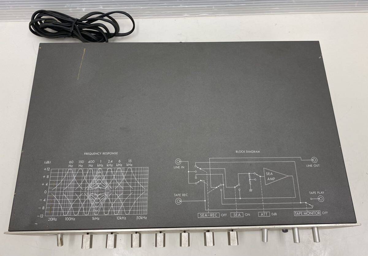 BK@ 通電確認済 Victor SEA-20 GRAPHIC EQUALIZER ビクター グラフィックイコライザー オーディオ機器の画像4