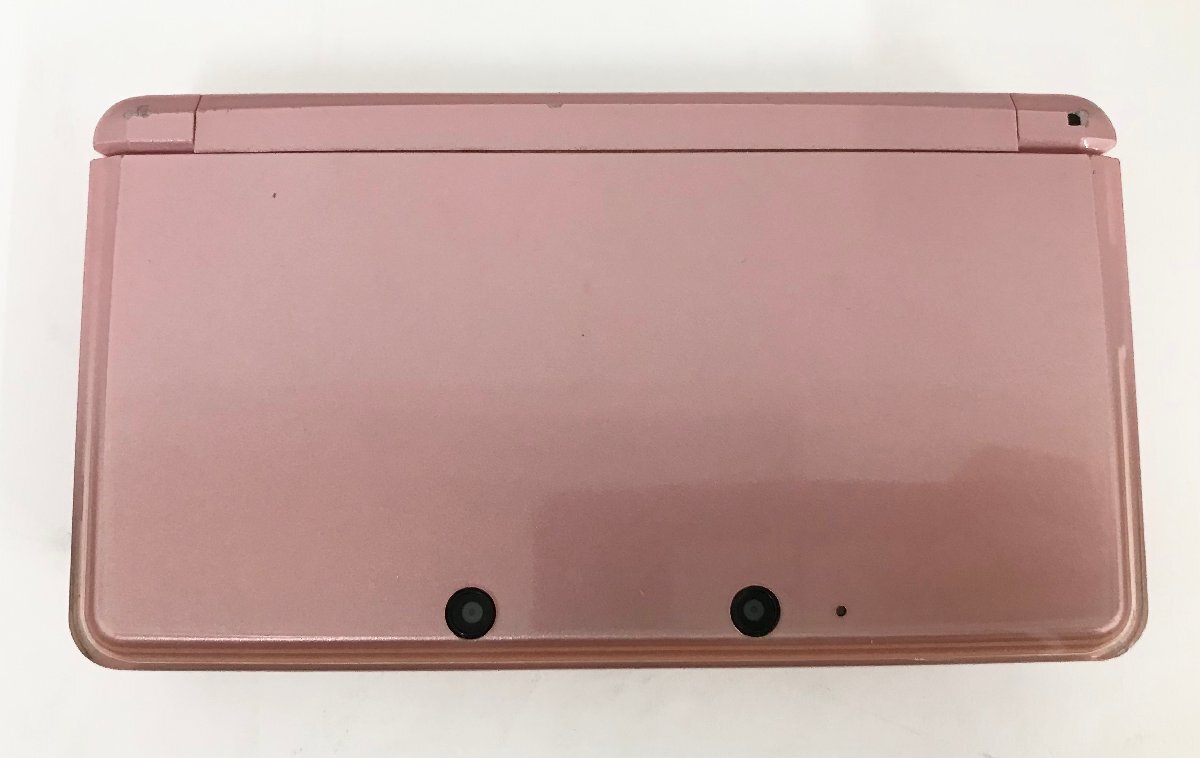 [rmm] nintendo Nintendo CTR-001 Nintendo 3DS game machine body with charger . pink the first period . ending 