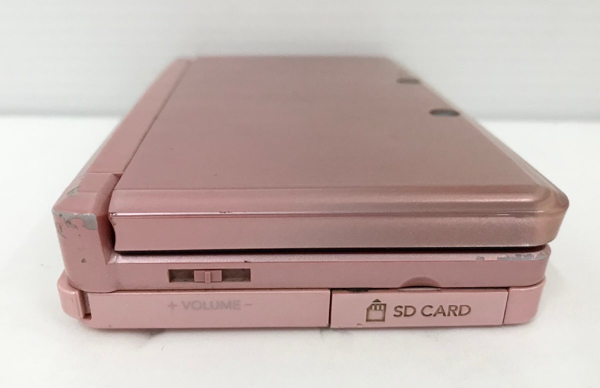 [rmm] nintendo Nintendo CTR-001 Nintendo 3DS game machine body with charger . pink the first period . ending 