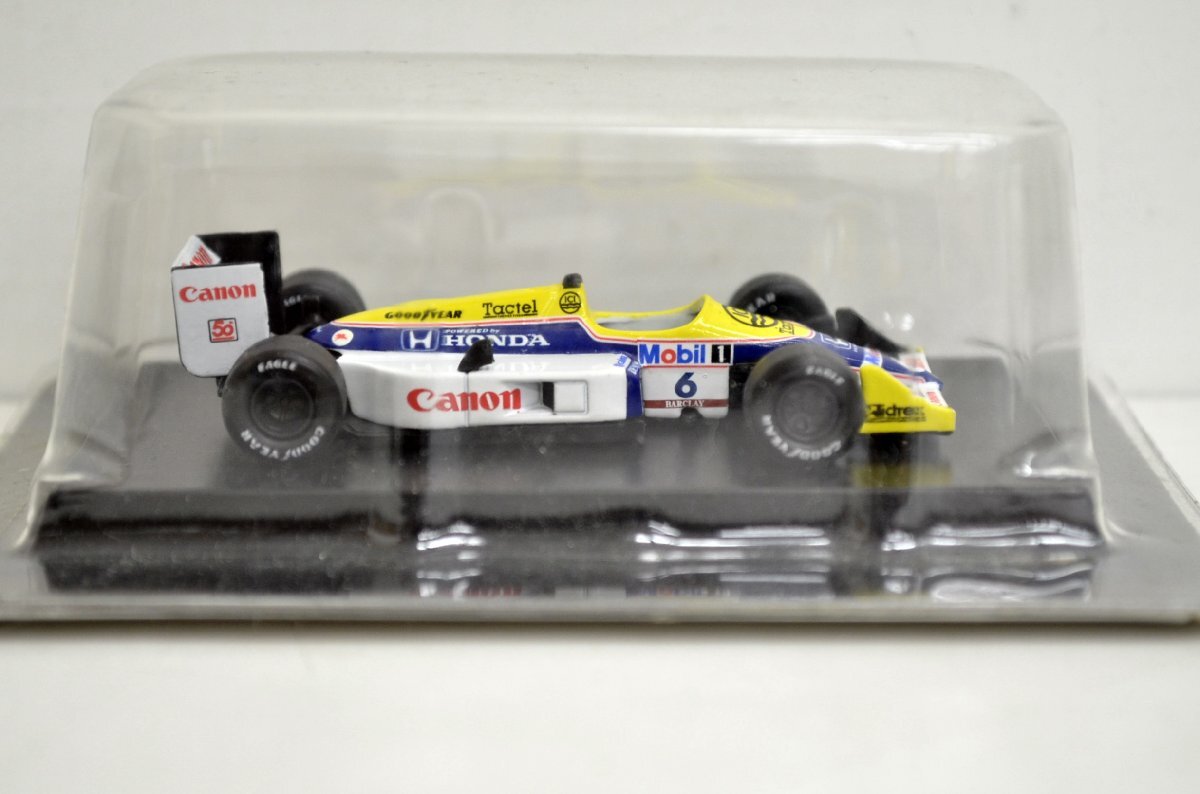 [fui] 未使用 Canon Williams Honda FW11B NO.6 1/64 京商 F1 レーシングカー ミニカー 車の画像2