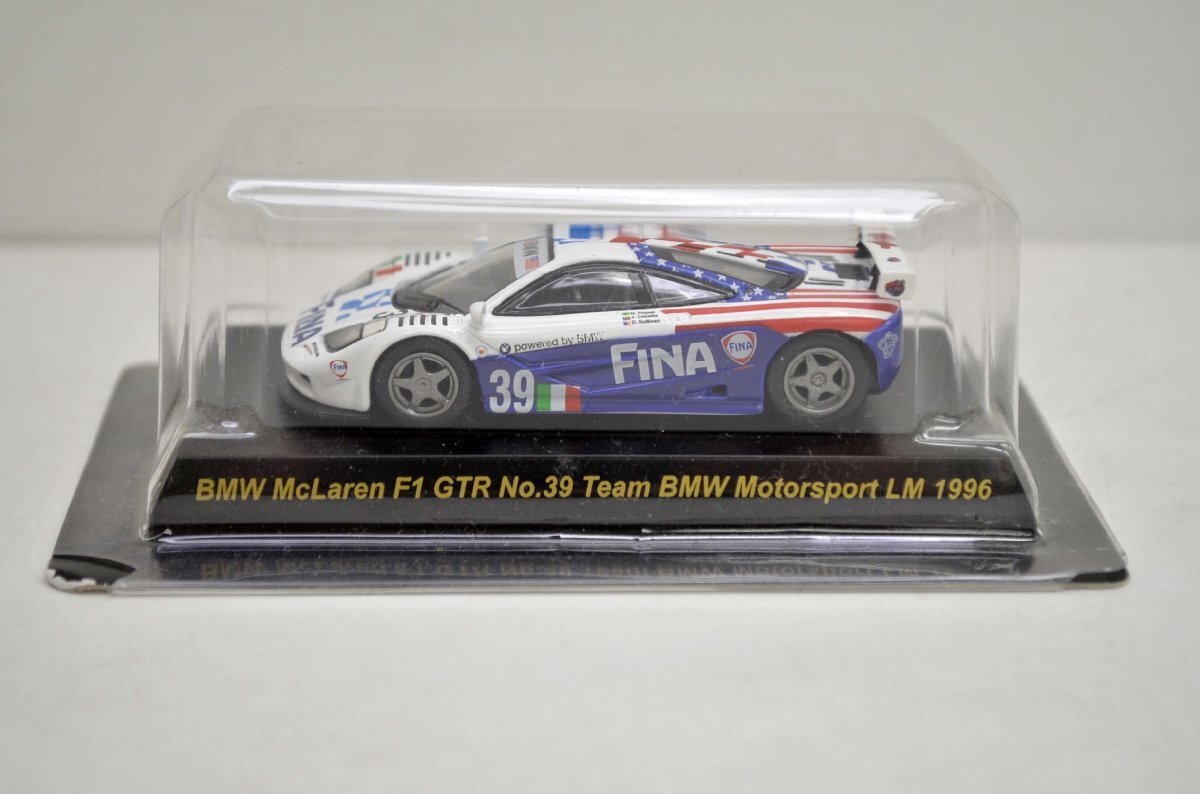 [fui]　未使用 BMW McLaren F1 GTR NO.39 Team BMW Motorsport LM 1996 1/64 京商_画像1