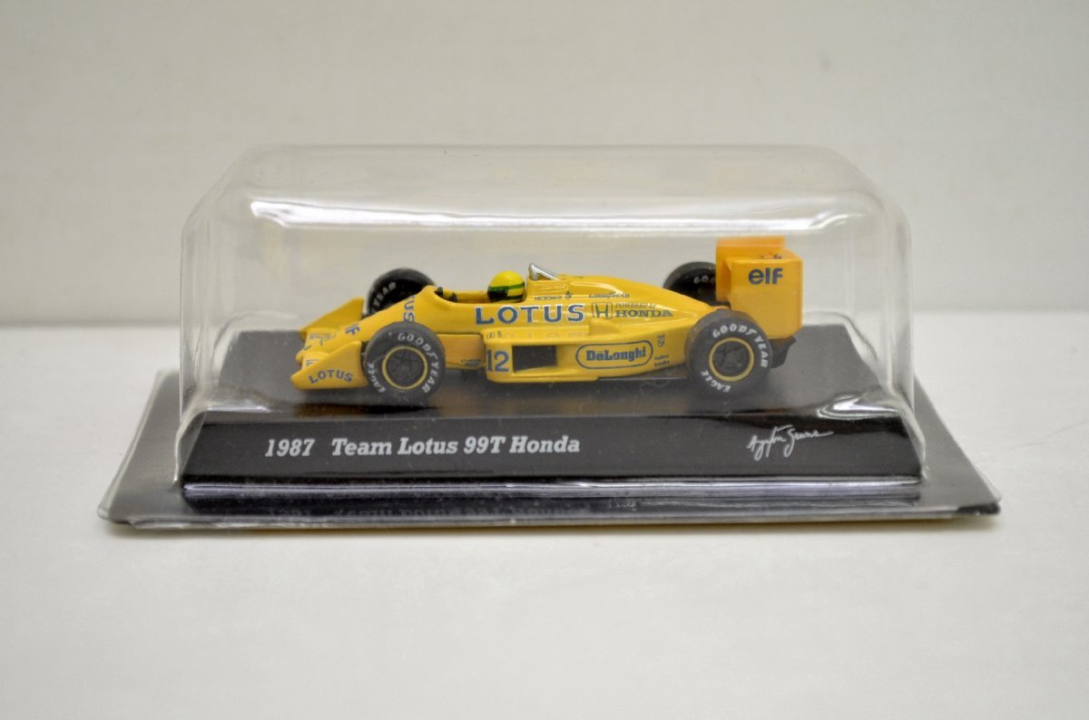 [fui] 未使用 1987 Team Lotus 99T Honda NO.12 1/64 京商 F1 レーシングカー ミニカー 車の画像1