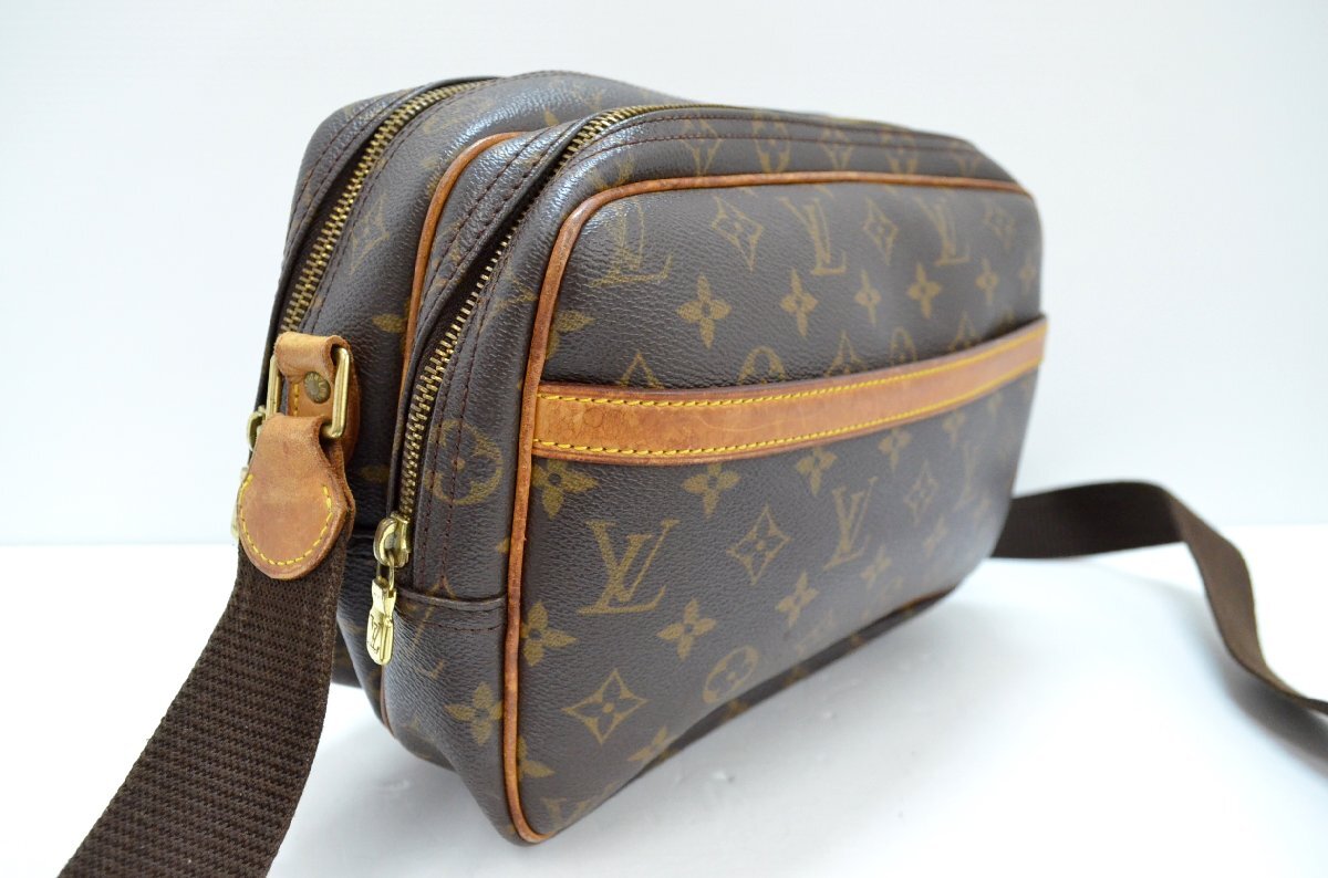 [fui] 1円～ LOUIS VUITTON ルイヴィトン モノグラム リポーターPM ショルダーバッグ M45254 斜め掛けの画像2