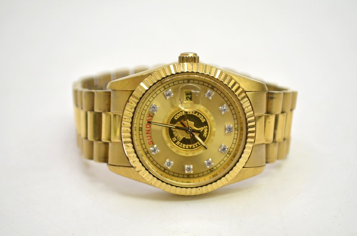 [fui] ROYAL MINT ロイヤルミント 24K GOLD COIN 2003 1/30oz RM-2003 腕時計 金貨 オンス 純金 24金 K24の画像4