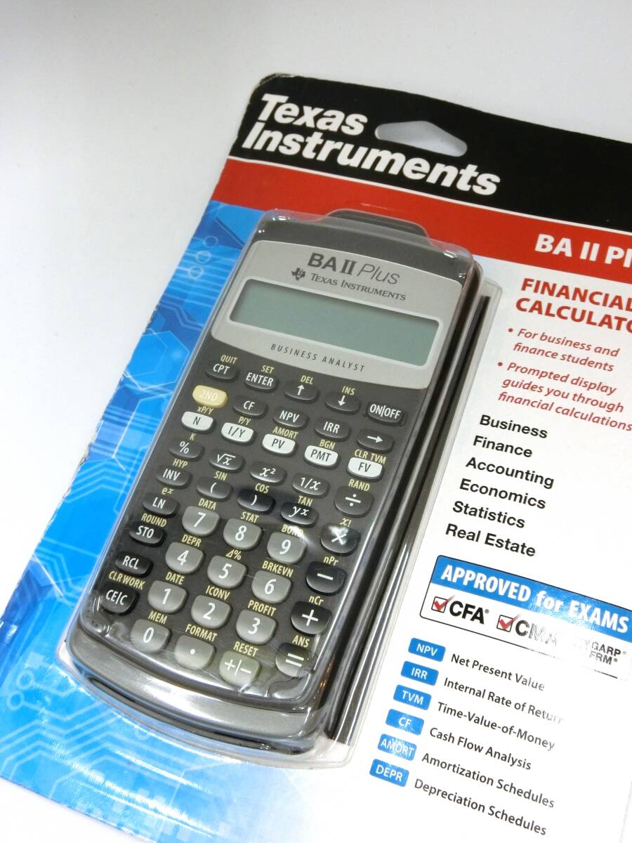 【新品】Texas Instruments BA II Plus Financial Calculator 金融電卓 [並行輸入品](Y-545-5)
