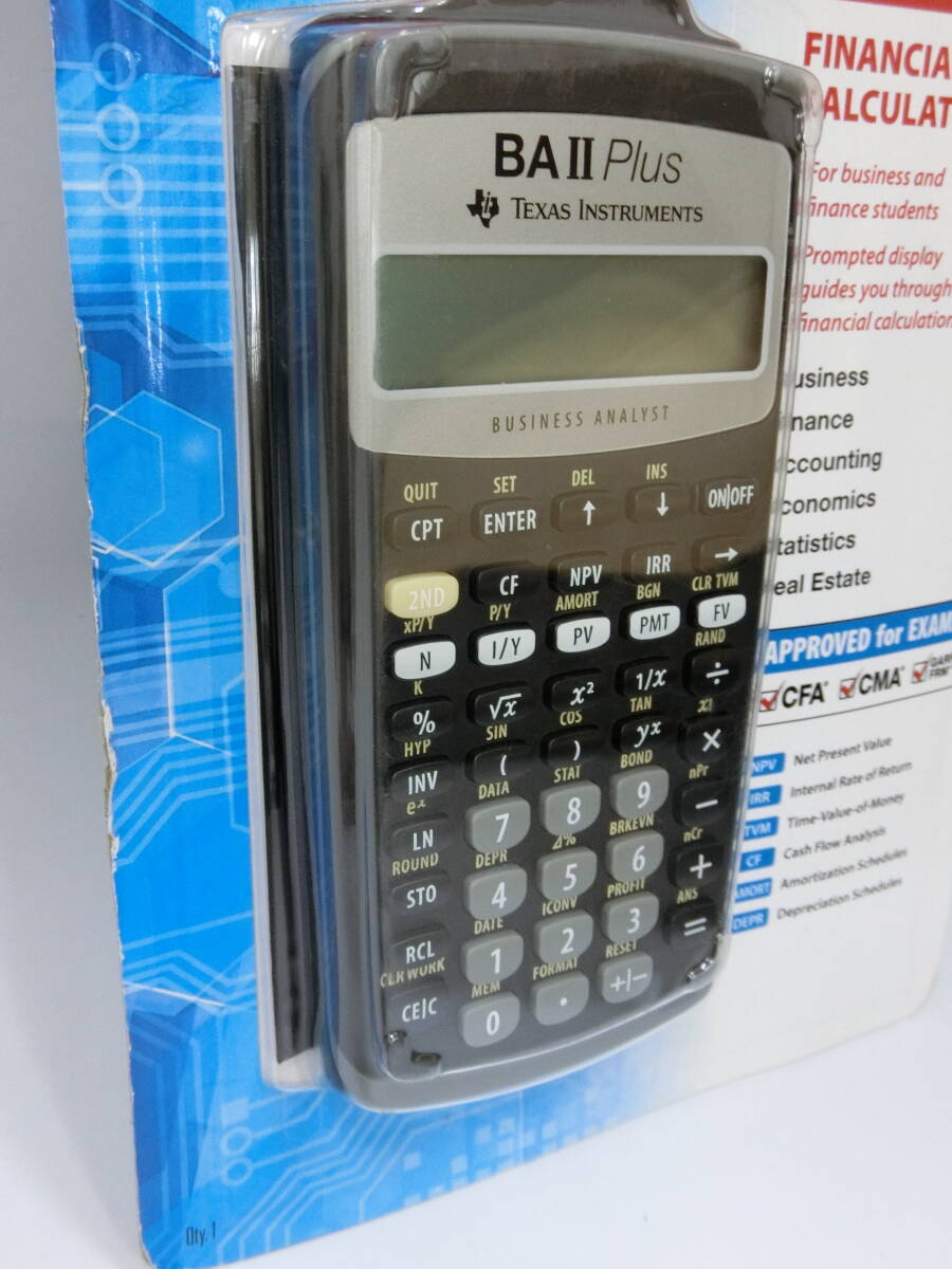 【新品】Texas Instruments BA II Plus Financial Calculator 金融電卓 [並行輸入品](Y-545-5)