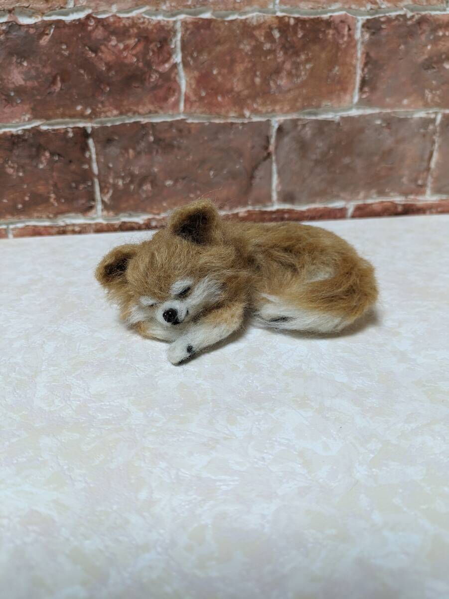  chihuahua red . daytime .* dog * wool felt * hand made 