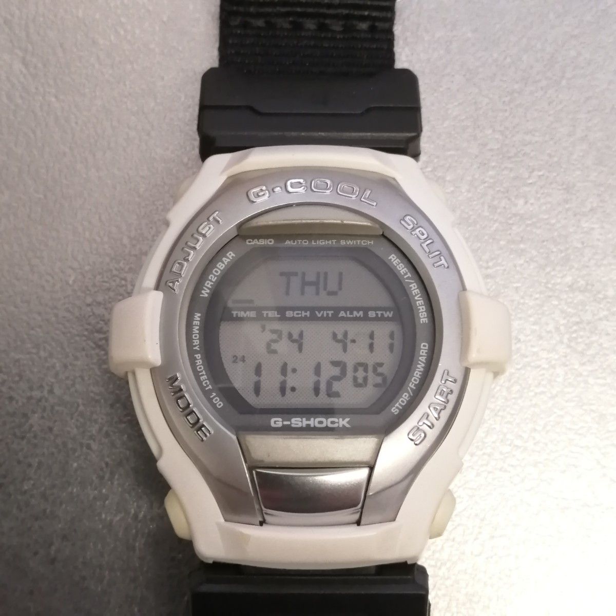 CASIO G-SHOCK G-COOL GT-004 新品 NATOバンド 電池交換 オーバーホール済 白 ホワイト カスタム