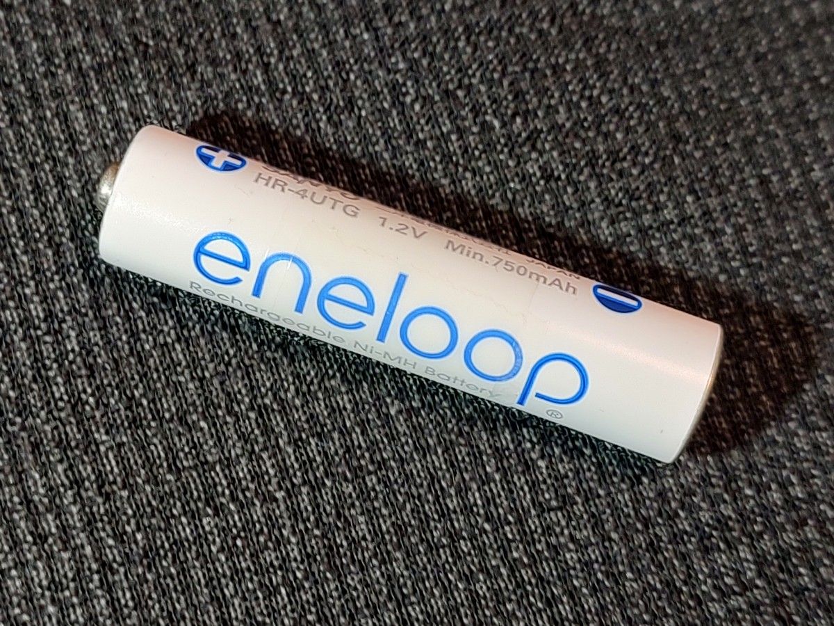 【ジャンク品】SANYO　単4形　充電式ニッケル水素電池　HR-4UTG　eneloop  数量1