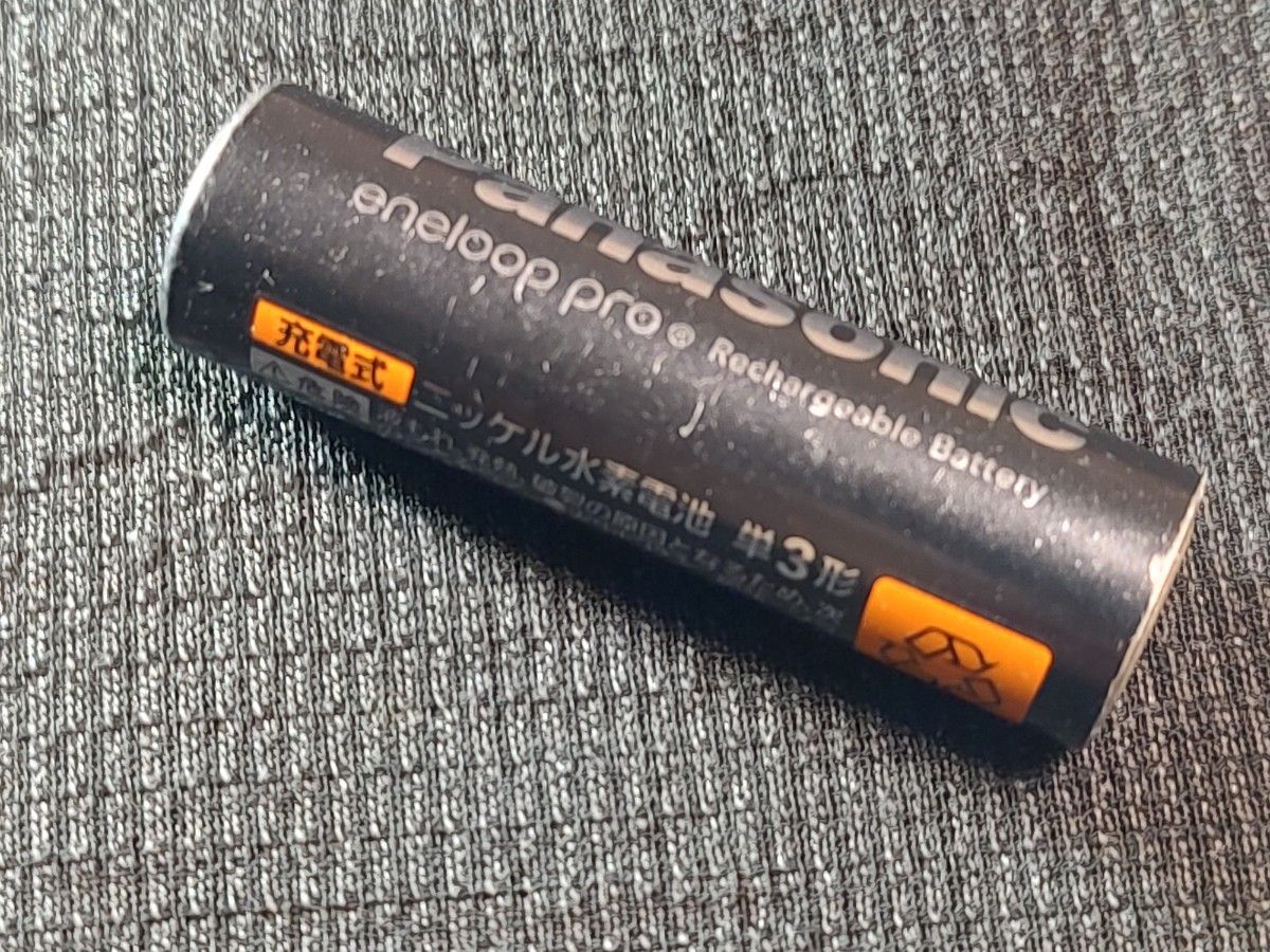 【ジャンク品】Panasonic　単3形　充電式ニッケル水素電池　BK-3HCD　eneloop pro  数量1