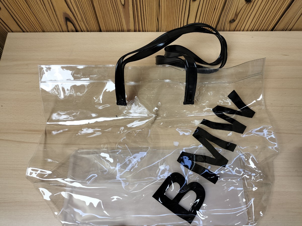 *BMW clear tote bag vinyl transparent Novelty *