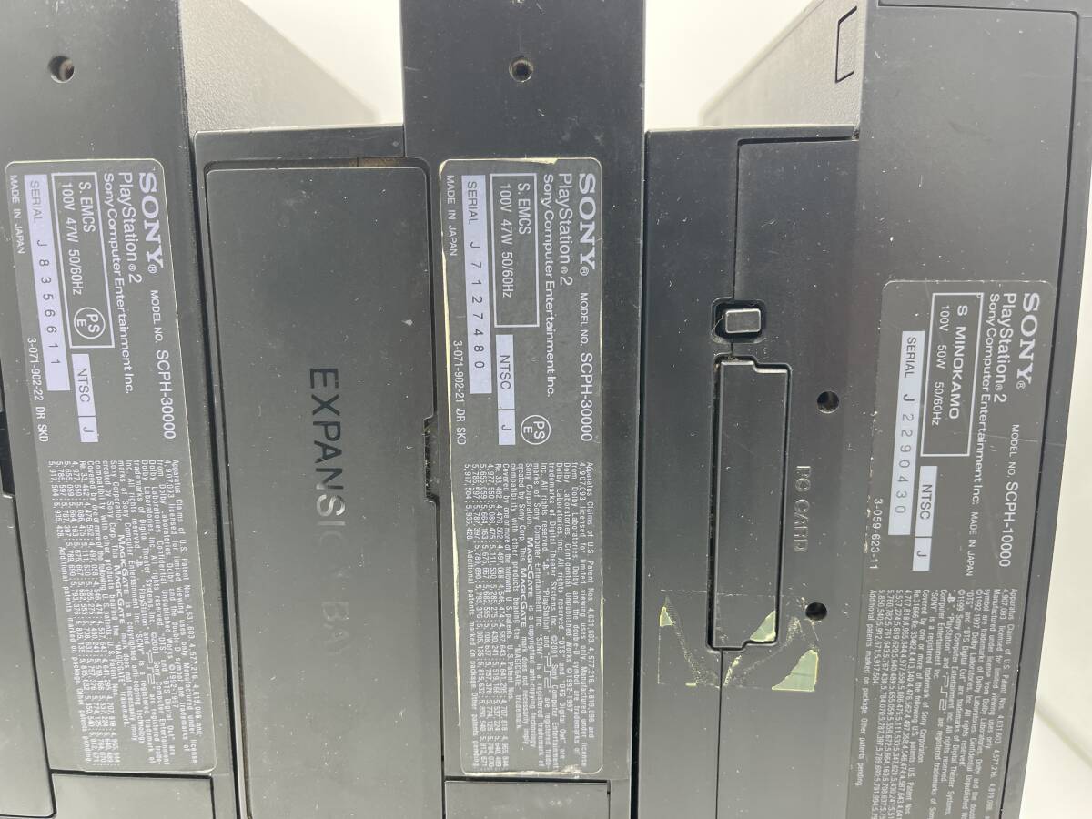 PS2 SCPH 1000 3000 ブラック 黒 本体 プレステ2 PlayStation 2 ゲーム ジャンク まとめ SONY ソニー 1円スタートの画像3