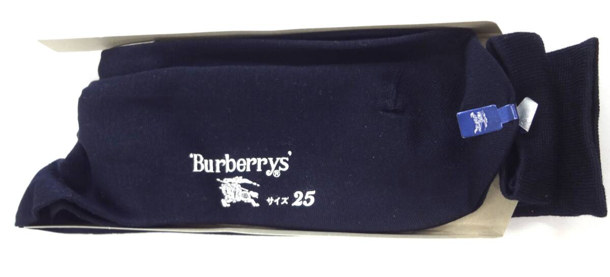 Burberrys OF LONDON バーバリーズオブロンドン 男性用ソックス サイズ25cm 三陽商会 未使用品 少々難あり_画像6