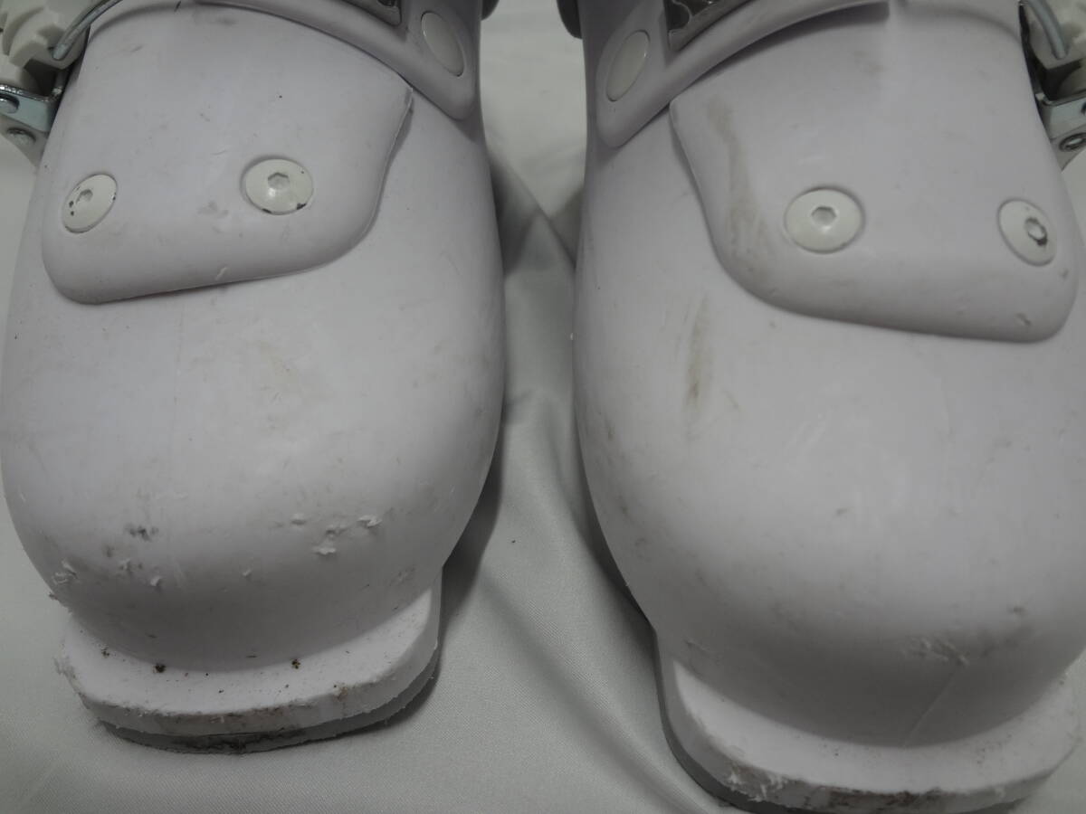 HEAD ヘッド ブーツ スキーブーツ ジュニア 220 225 子供用 スキー Z2 GW WT GY ホワイト 中古品 汚れあり の画像7
