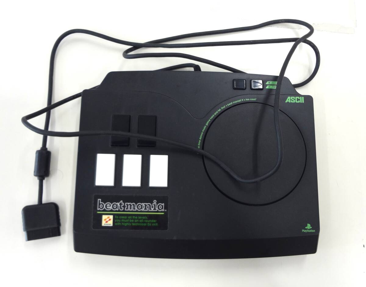 PS PS1 ビートマニア コントローラー beatmania 初代 PlayStation プレステ ターンテーブル ビートマニア専用 ASC-0515BMの画像1