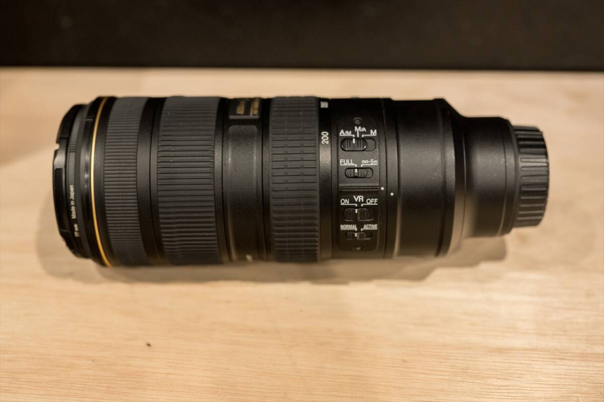 AF-S NIKKOR 70-200mm F2.8G ED VR II 美品 Zeta Quint＆可変NDフィルター付の画像5